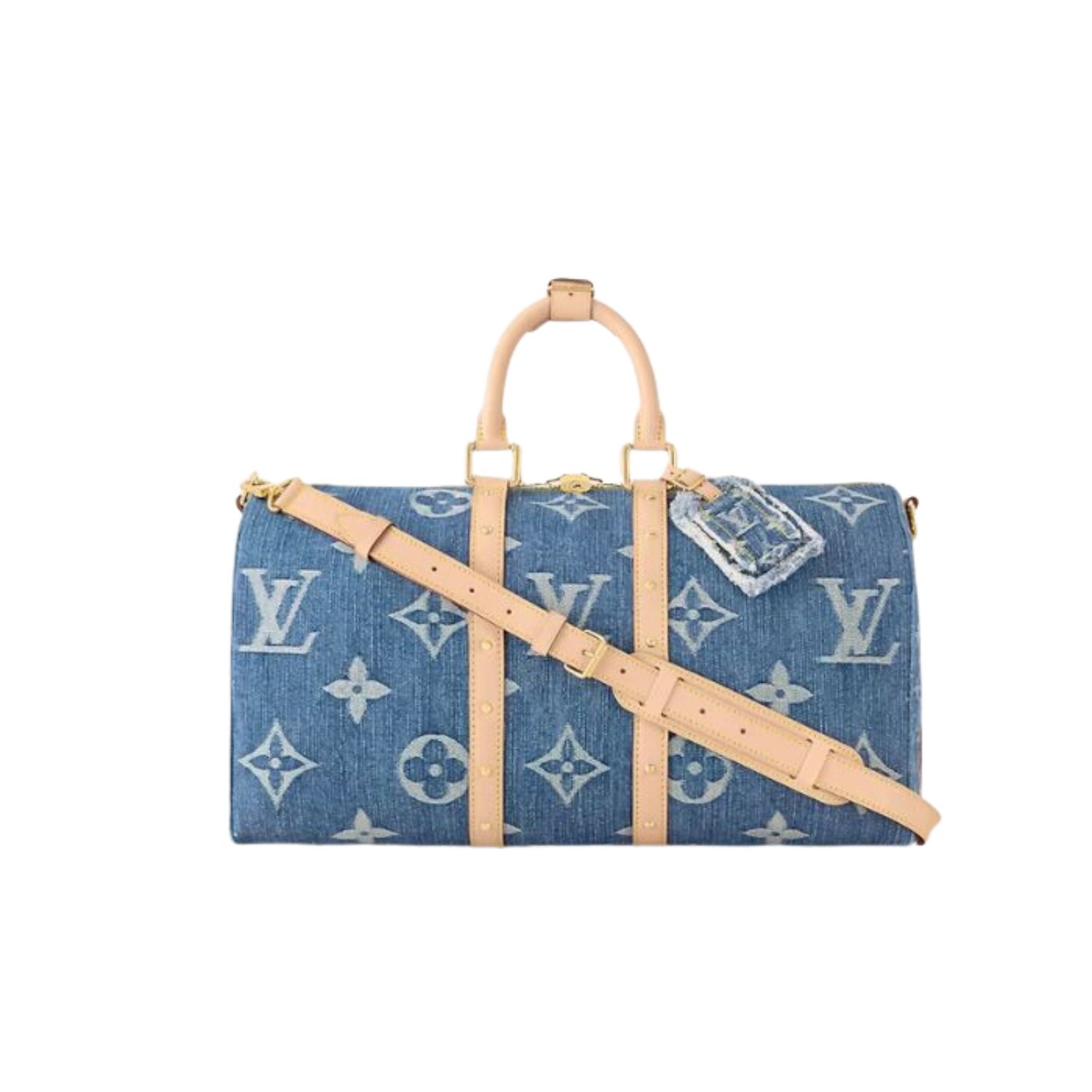 L0vis Vvtt0n Keepall Bandouliere 45 Blue 17.7in/45cm M24315