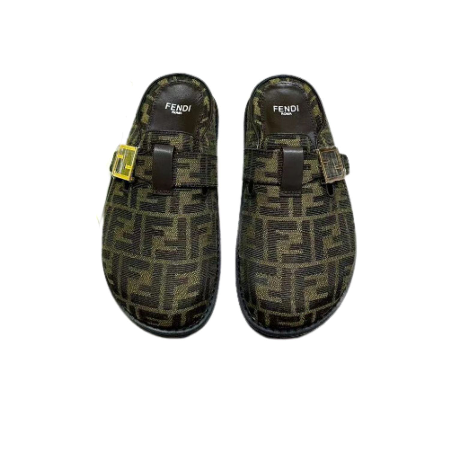 F**di Feel Mules Brown For Men