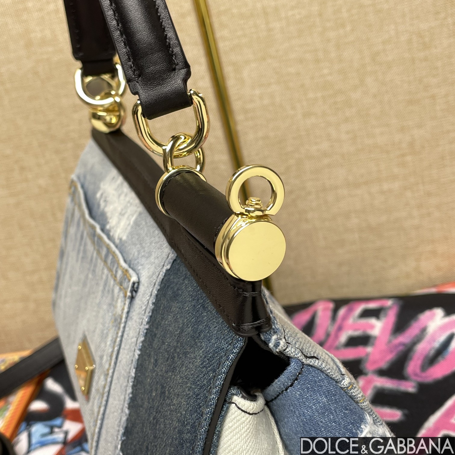 Dolce & Gabbana Large Sicily Handbag Blue For Women 11.4in/29cm