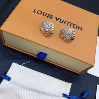 L0vis Vvtt0n D1am0nd Stud Earrings Gold For Women