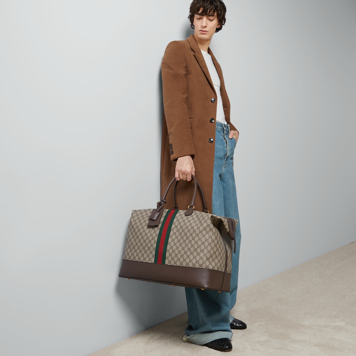 Gvc*1 Duffle Bag Begie 18.9 In/ 48 Cm 760228 96IWT 8745