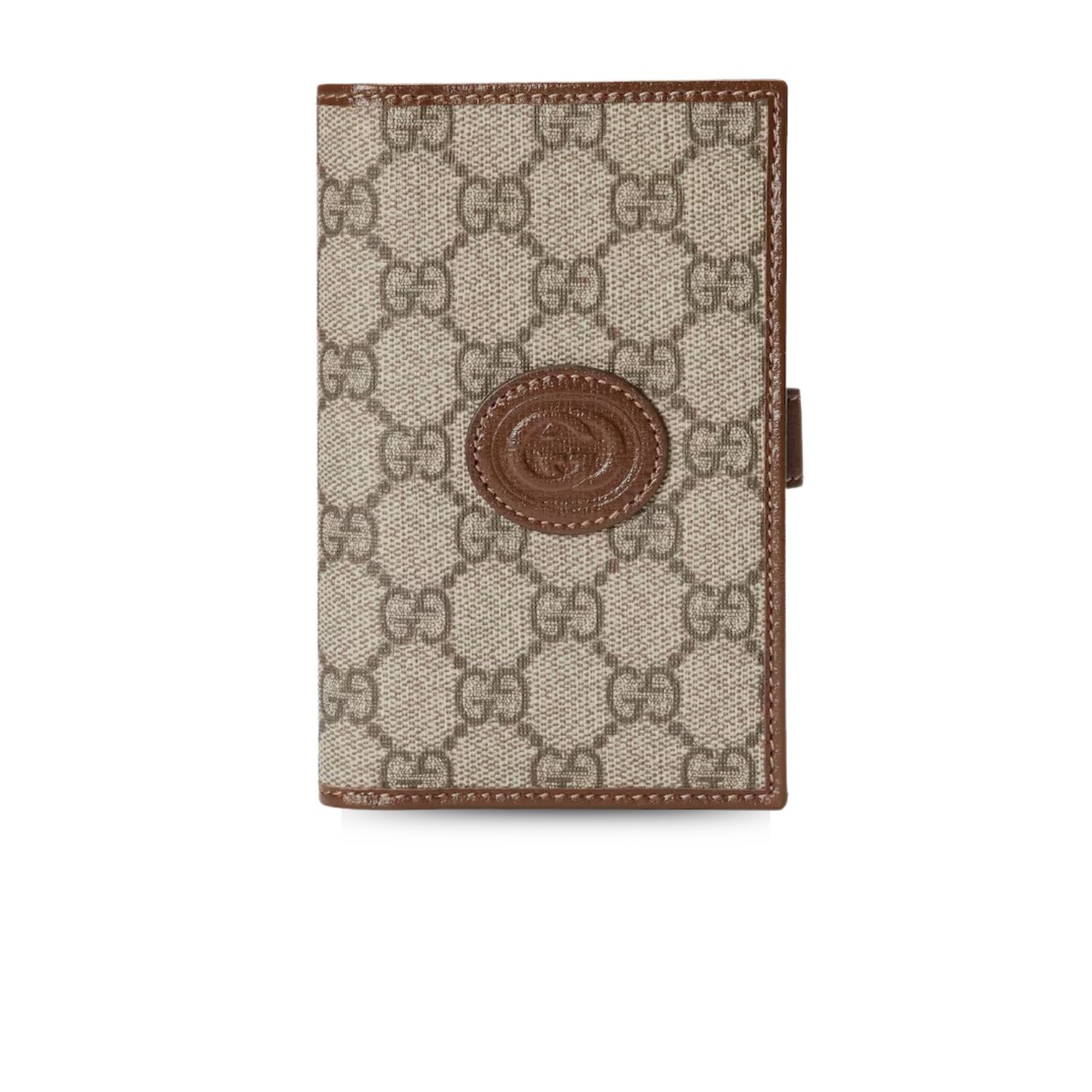 Gvc*1 GG Passport Case With Interlocking G Beige 8.1 in/ 20.5 cm 724562 92TCG 8563