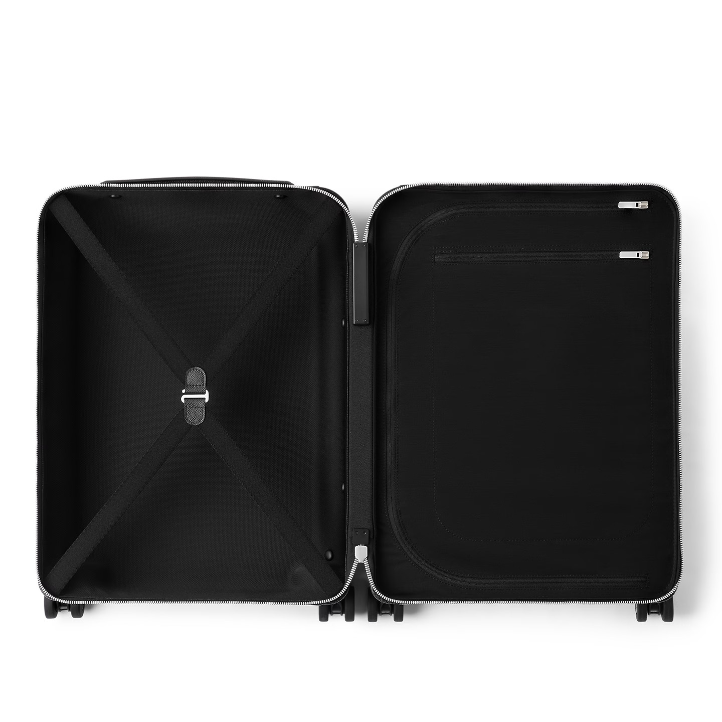 L0vis Vvtt0n Horizon 55 Taiga Leather Suitcase Bag Black 21.7in/55cm M23260