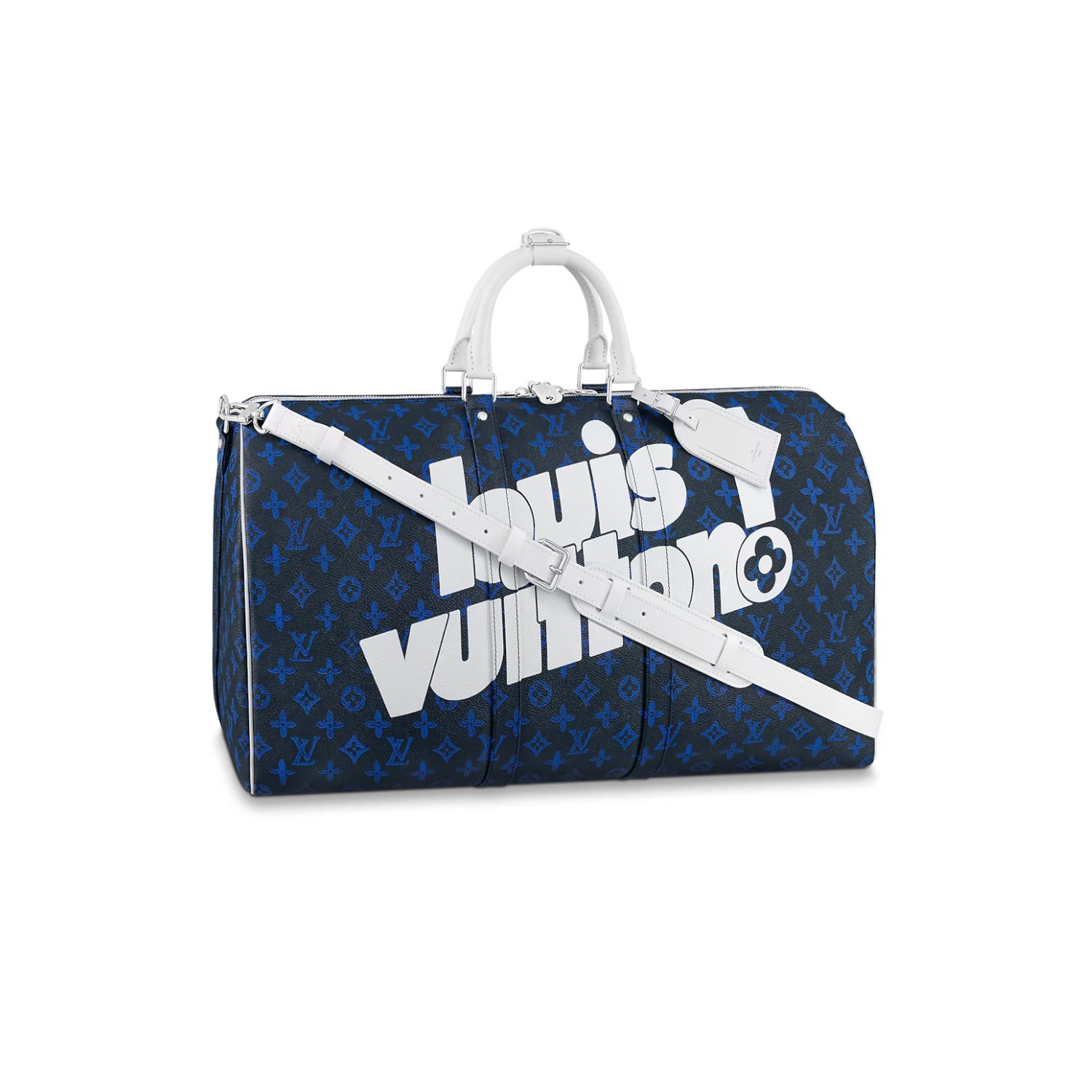 L0vis Vvtt0n Keepall Bandoulière 55 Bag Blue 21,7in/55cm M45874