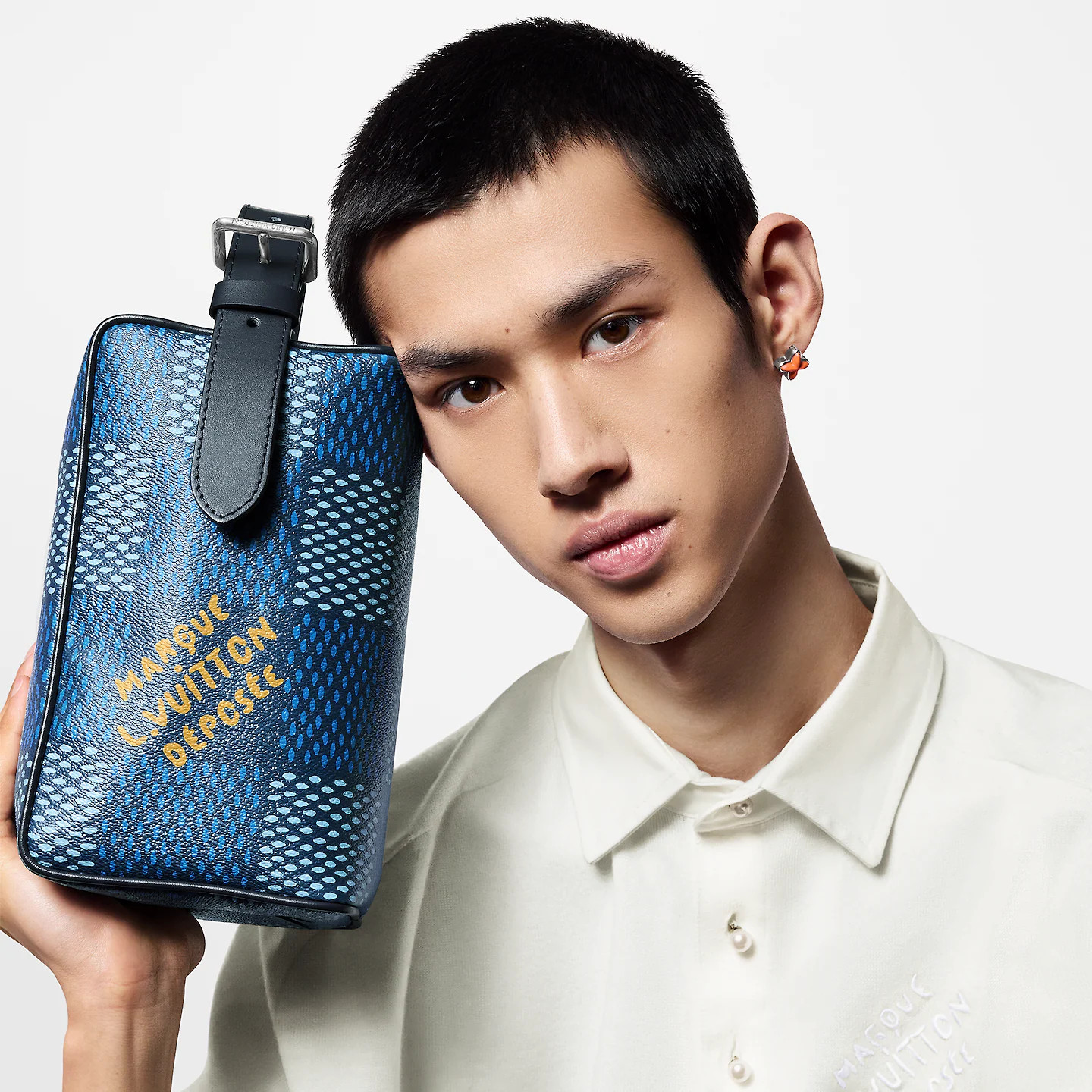 L0vis Vvtt0n Locker Dopp Kit Blue 9.1 Inches/ 23 Cm N40747