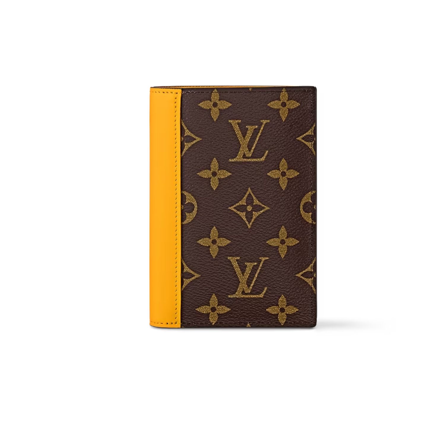 L0vis Vvtt0n Passport Cover Wallet Yellow For Men 5.5in/14cm M82864