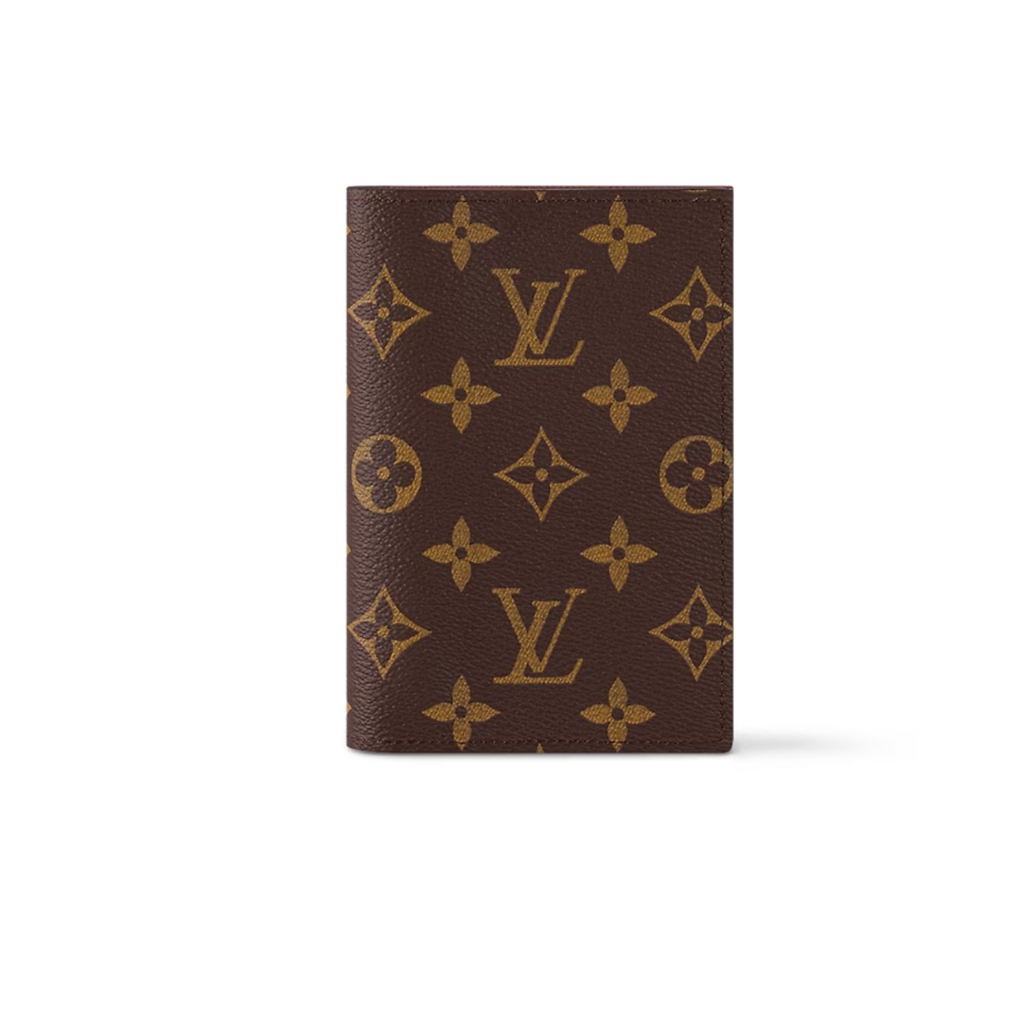 L0vis Vvtt0n Passport Cover Wallet Brown For Men 5.5in/14cm M64502