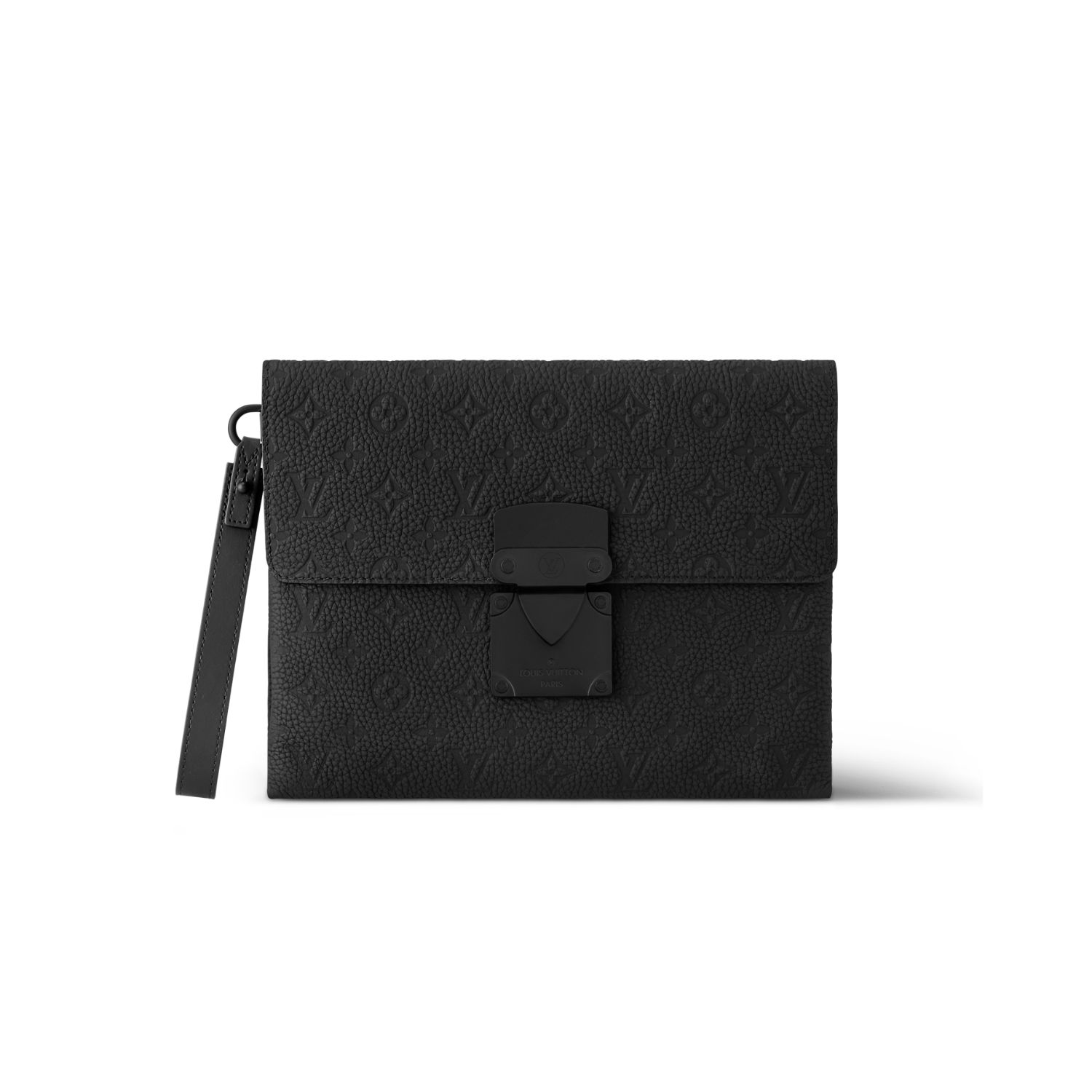 L0vis Vvtt0n Pochette S-Lock Bag Black For Men 11in/28cm M82559