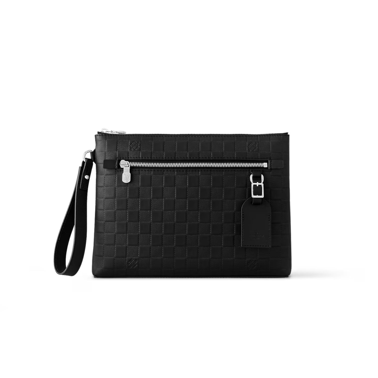 L0vis Vvtt0n Takeoff Pouch Wallet Black For Men 11.8in/30cm N40504
