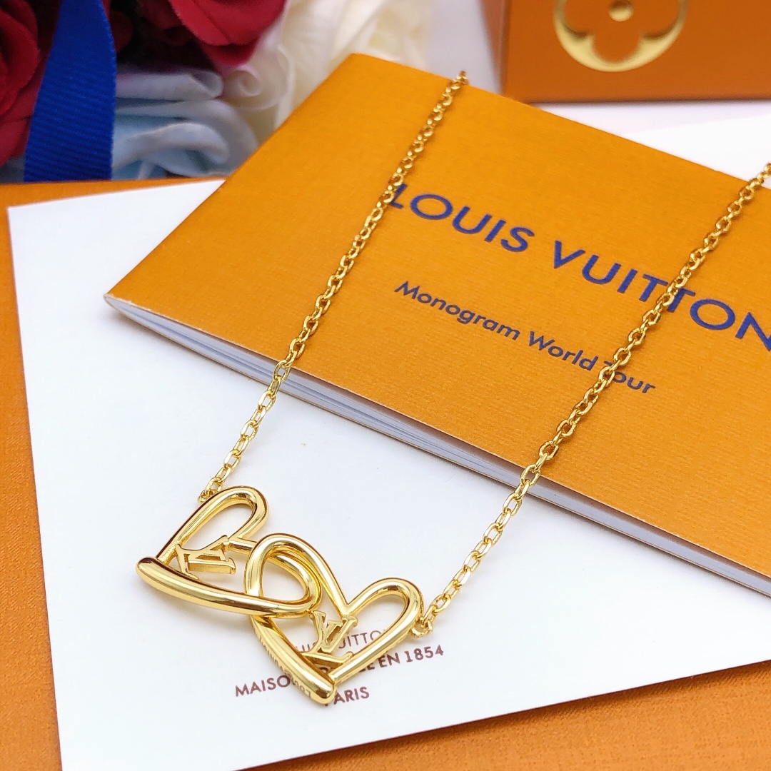 L0vis Vvtt0n Love Necklace Gold For Women