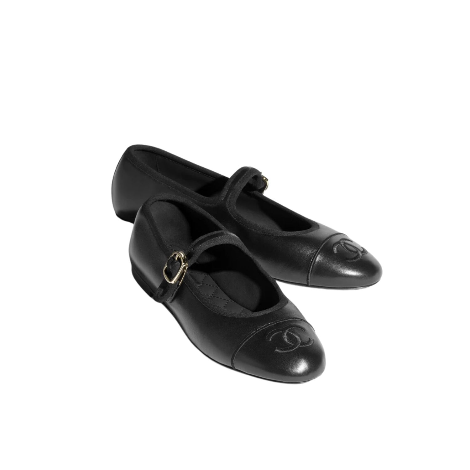 Ch**el Mary Janes Black For Women G45503 X01000 94305