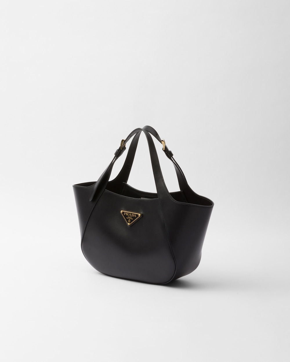 Pra*a Medium Tote Bag Black For Women 11 Inches/ 28 Cm 1BG483_2AIX_F0002_V_OOO