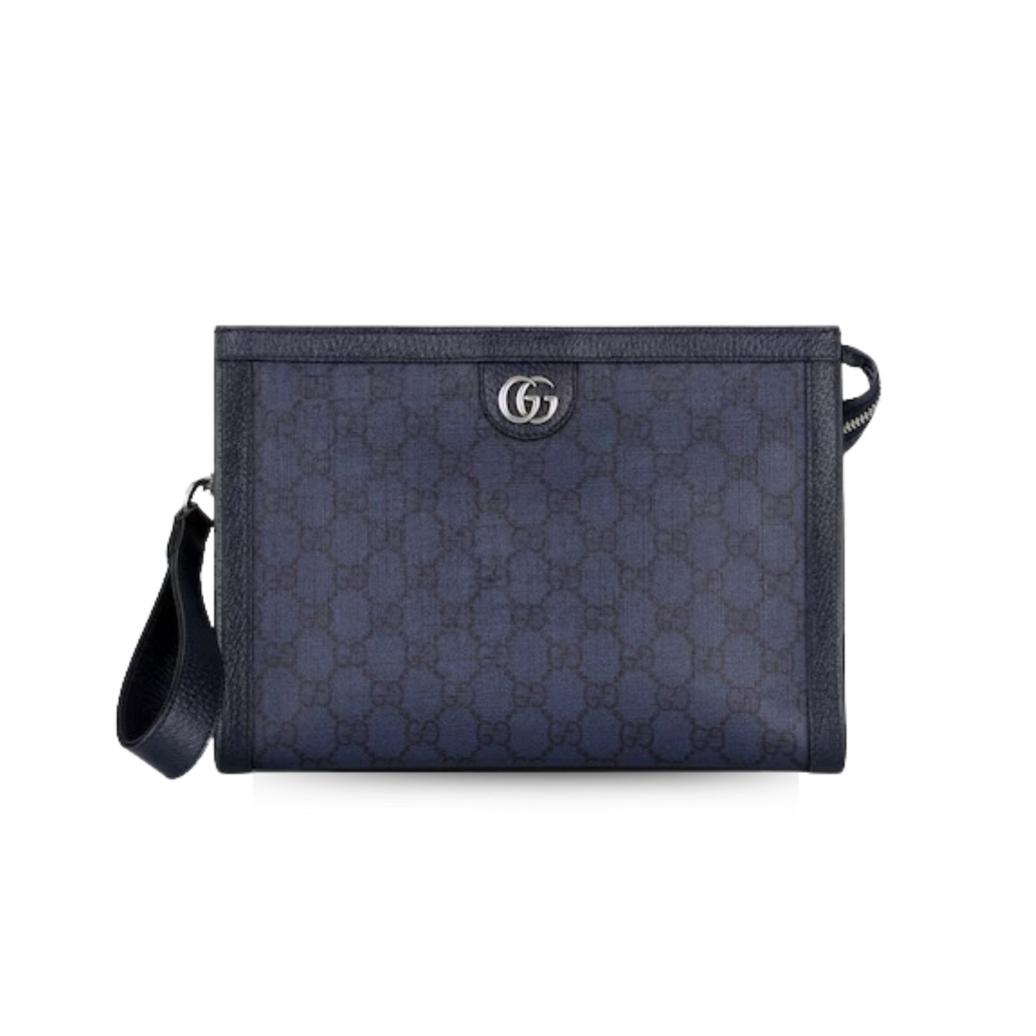 Gvc*1 Ophidia GG Pouch Blue For Men 10.2 in/ 26 cm 760243 UULBN 4055