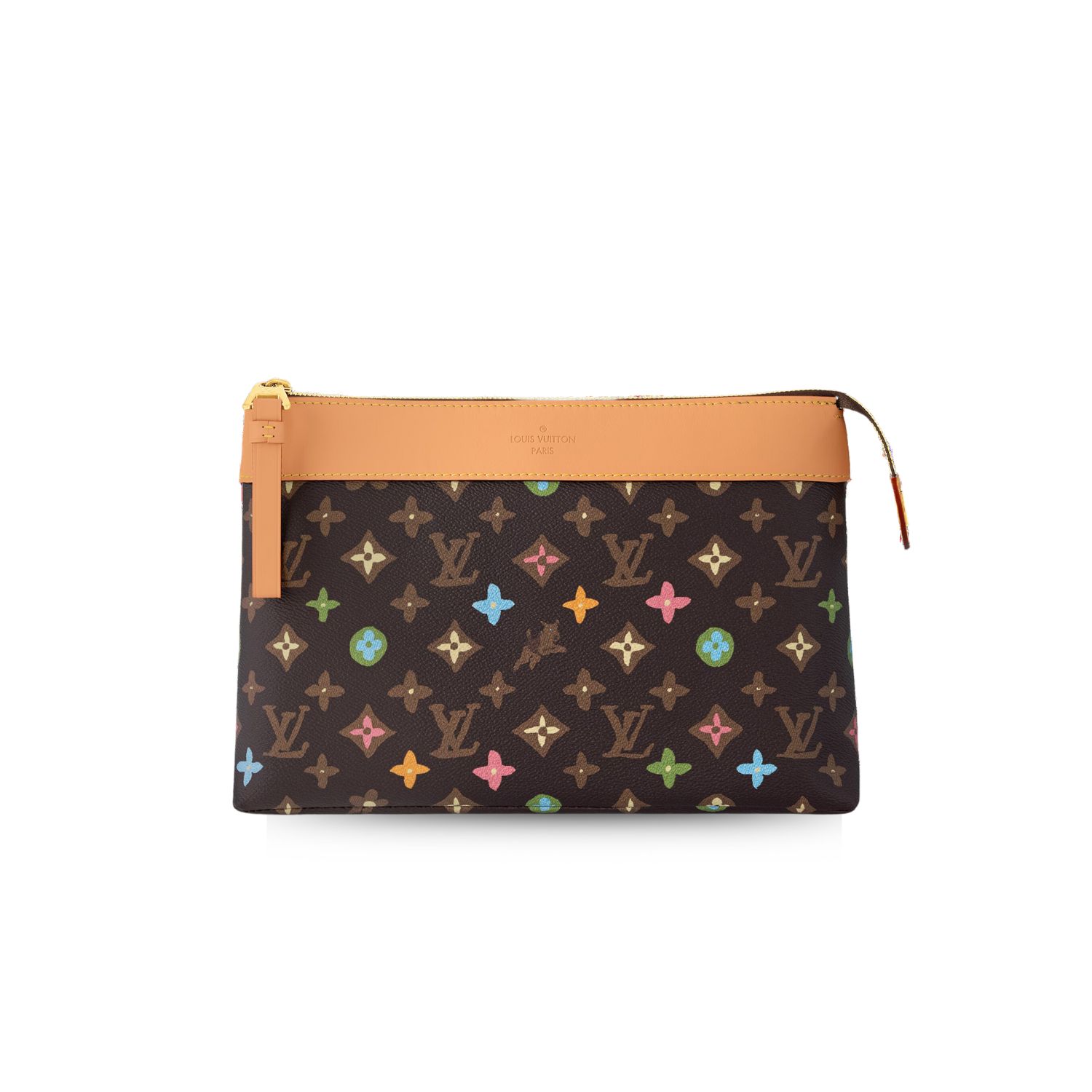 L0vis Vvtt0n Pochette Voyage Souple Brown For Women 7.3 Inches/ 18.5 Cm M83568