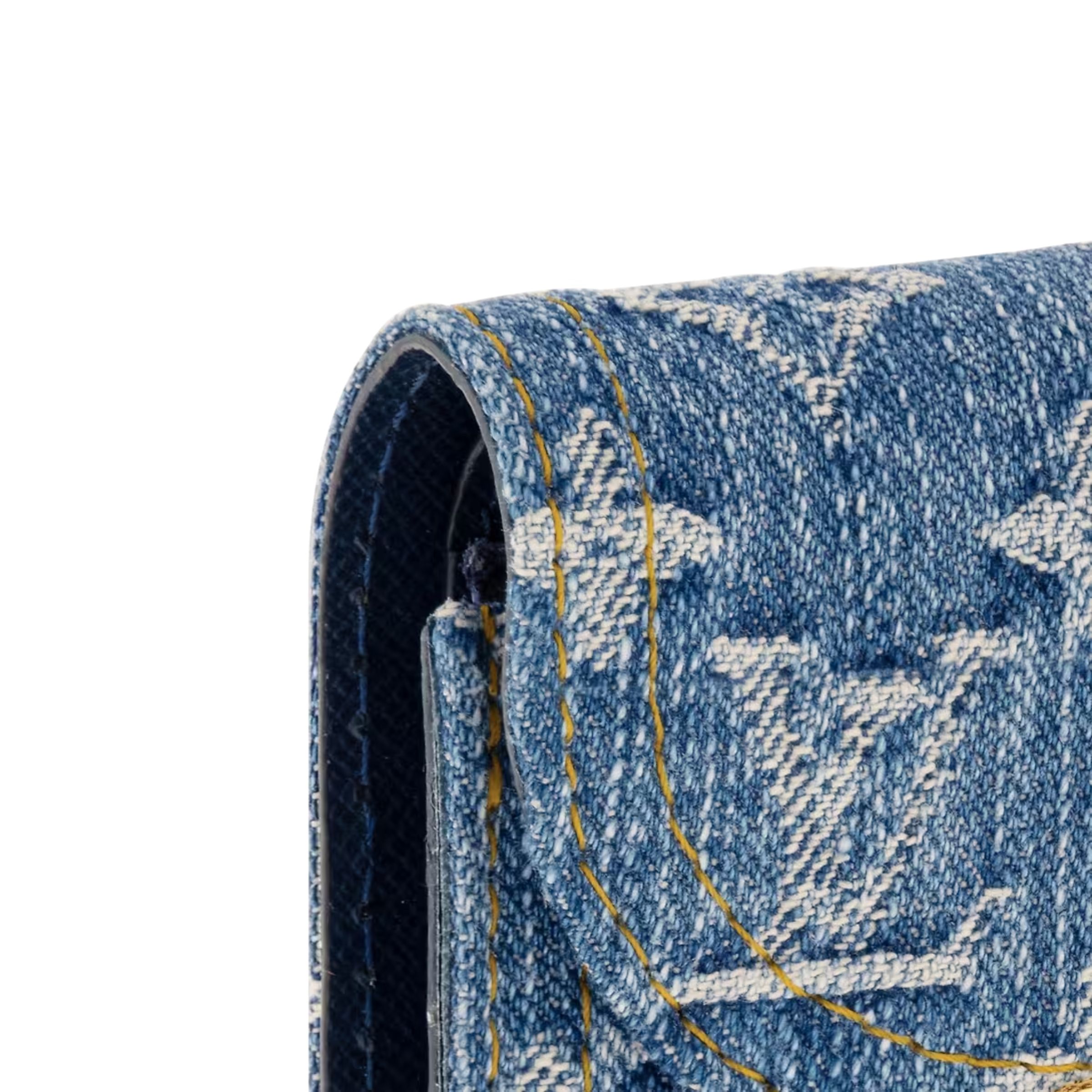 L0vis Vvtt0n Victorine Wallet Blue For Women 4.7 Inches/ 12 Cm M82959