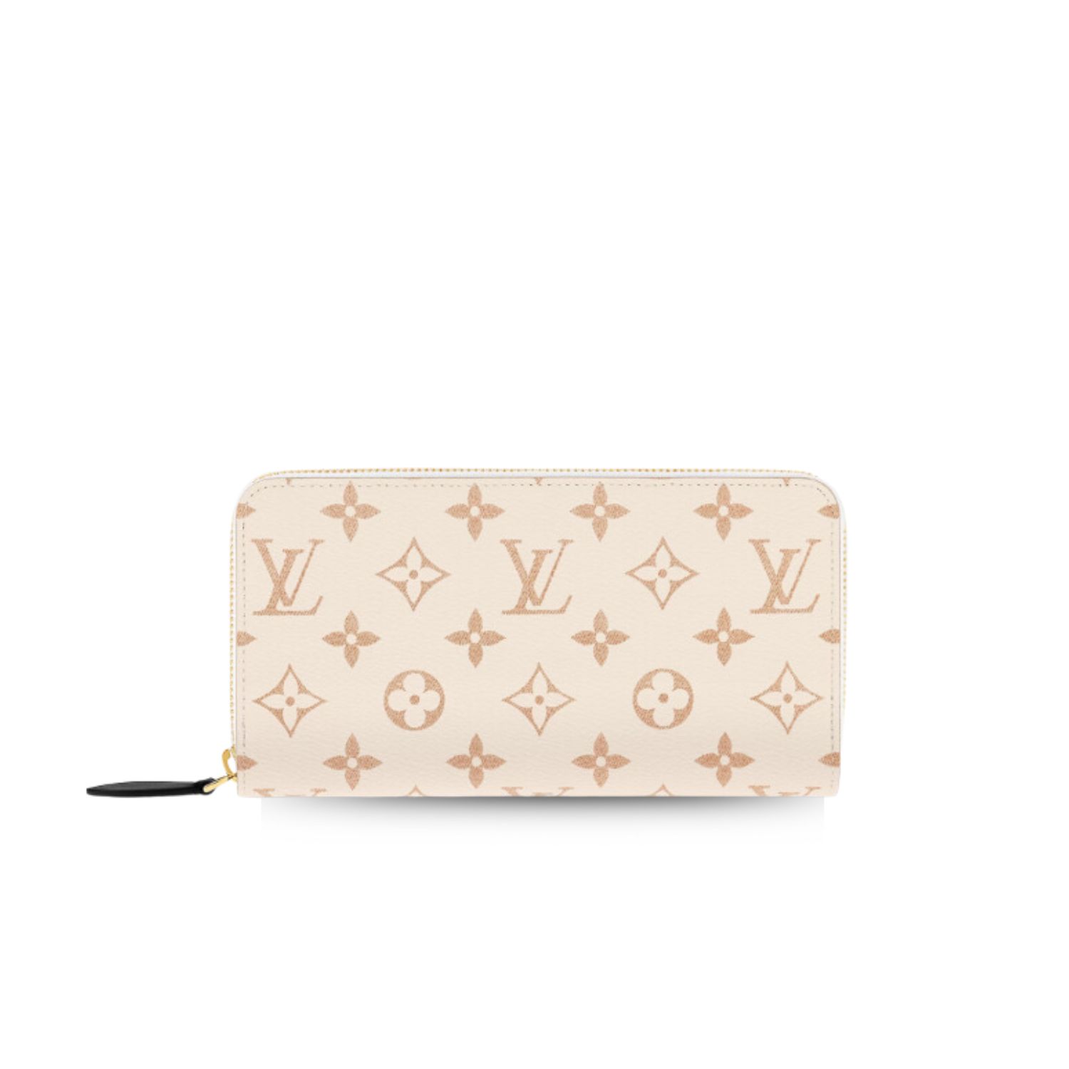 L0vis Vvtt0n Zippy Wallet Cream For Women 7.7 Inches/ 19.5 Cm M83093
