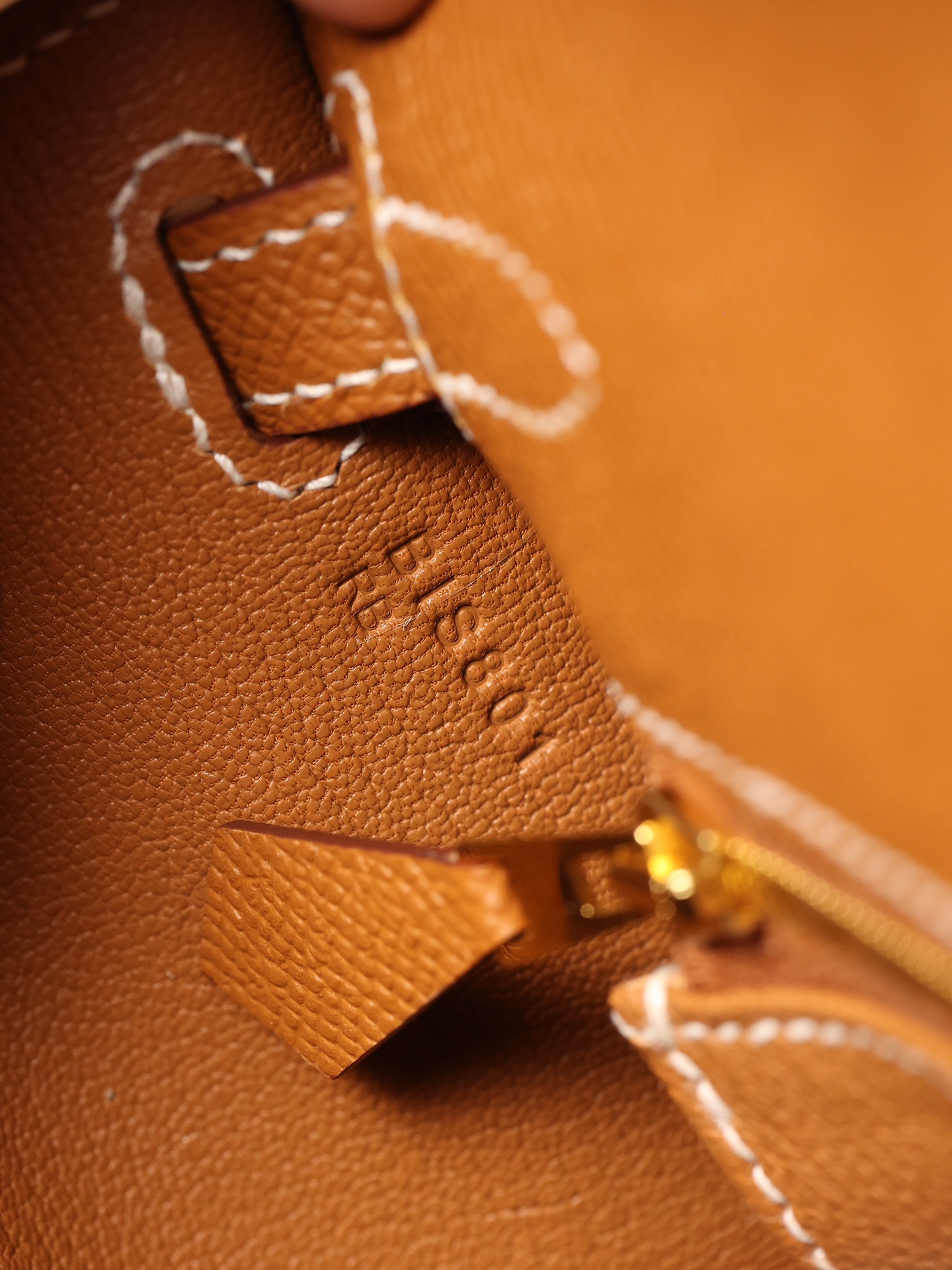 H**me5 Kelly Epsom Gold Tone Lock Bag Brown For Women 9,8in/25cm