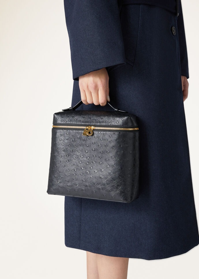 [True-to-ORIGINAL]L0r0 P1ana Extra Pocket backpack L23.5 Black For Women 9.1in/23cm FAN4194 8000