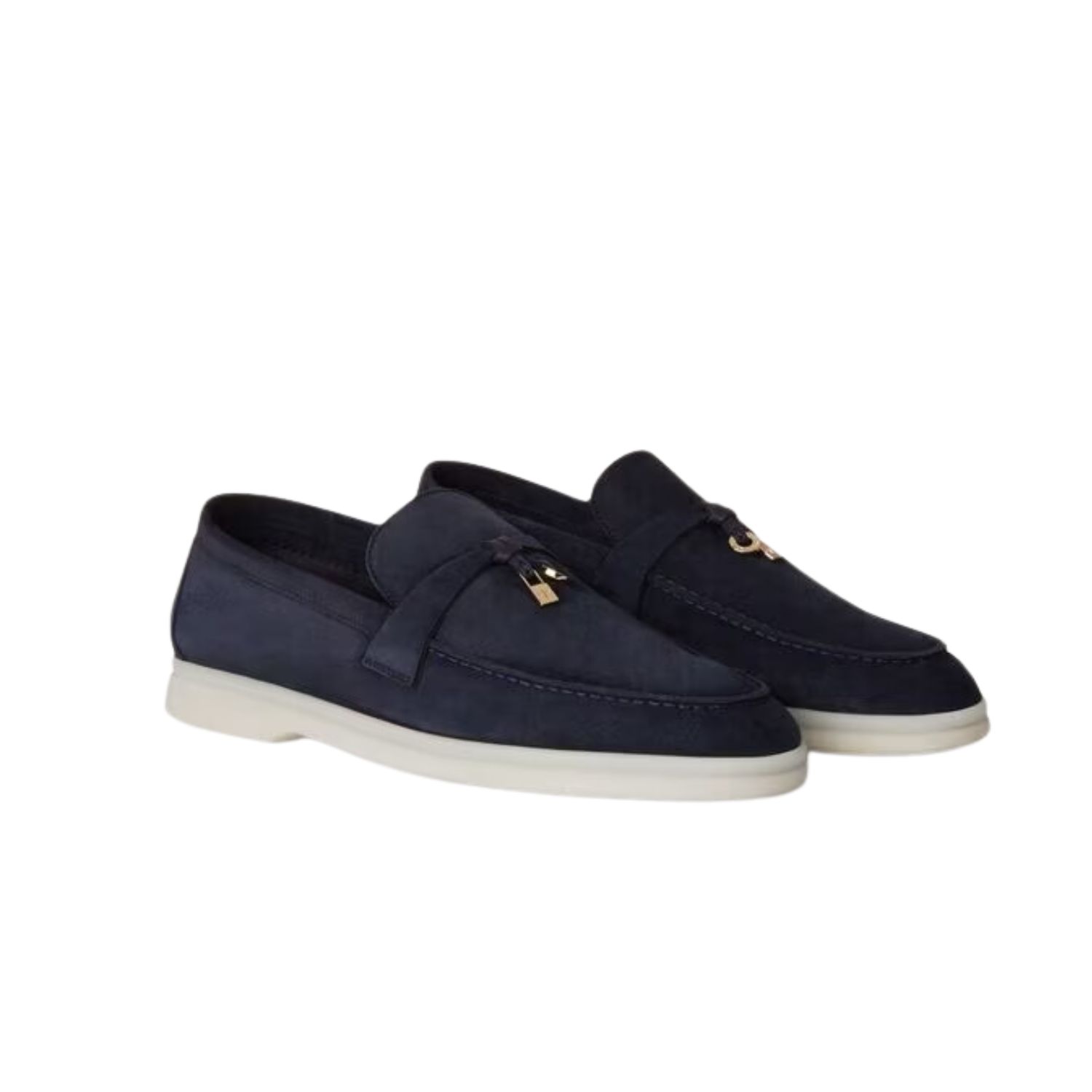 L0r0 P1ana Summer Charms Walk Loafers Argo Blue Melange For Women – FAE5444 W948