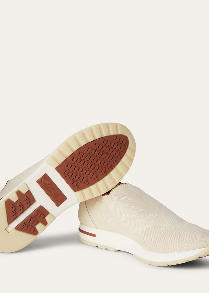 L0r0 P1ana 360 Lp Flexy Walk Sneaker Cream For Men FAI4815