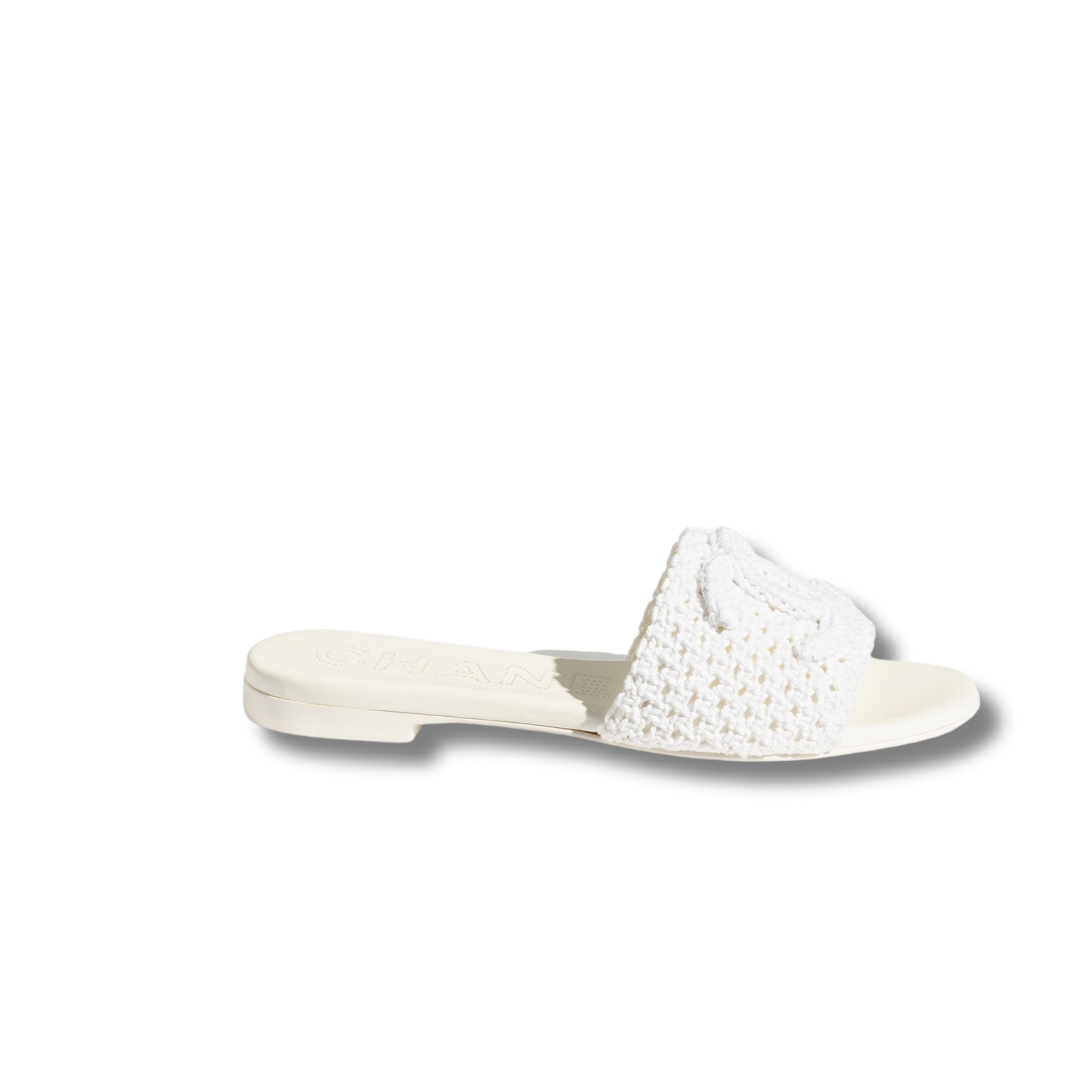 Ch**el Mules Sandals White For Women G45516 B16073 NW158