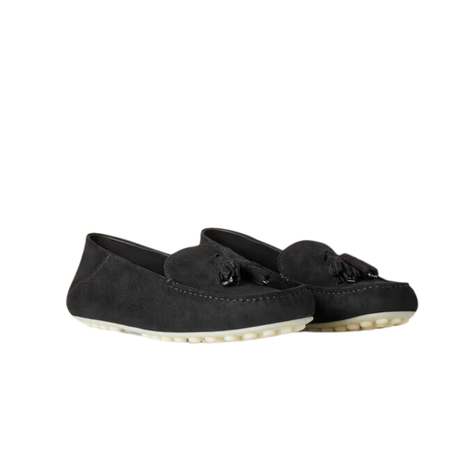 L0r0 P1ana Dot Sole Walk Loafers Caviar For Women – FAN0109 MB97