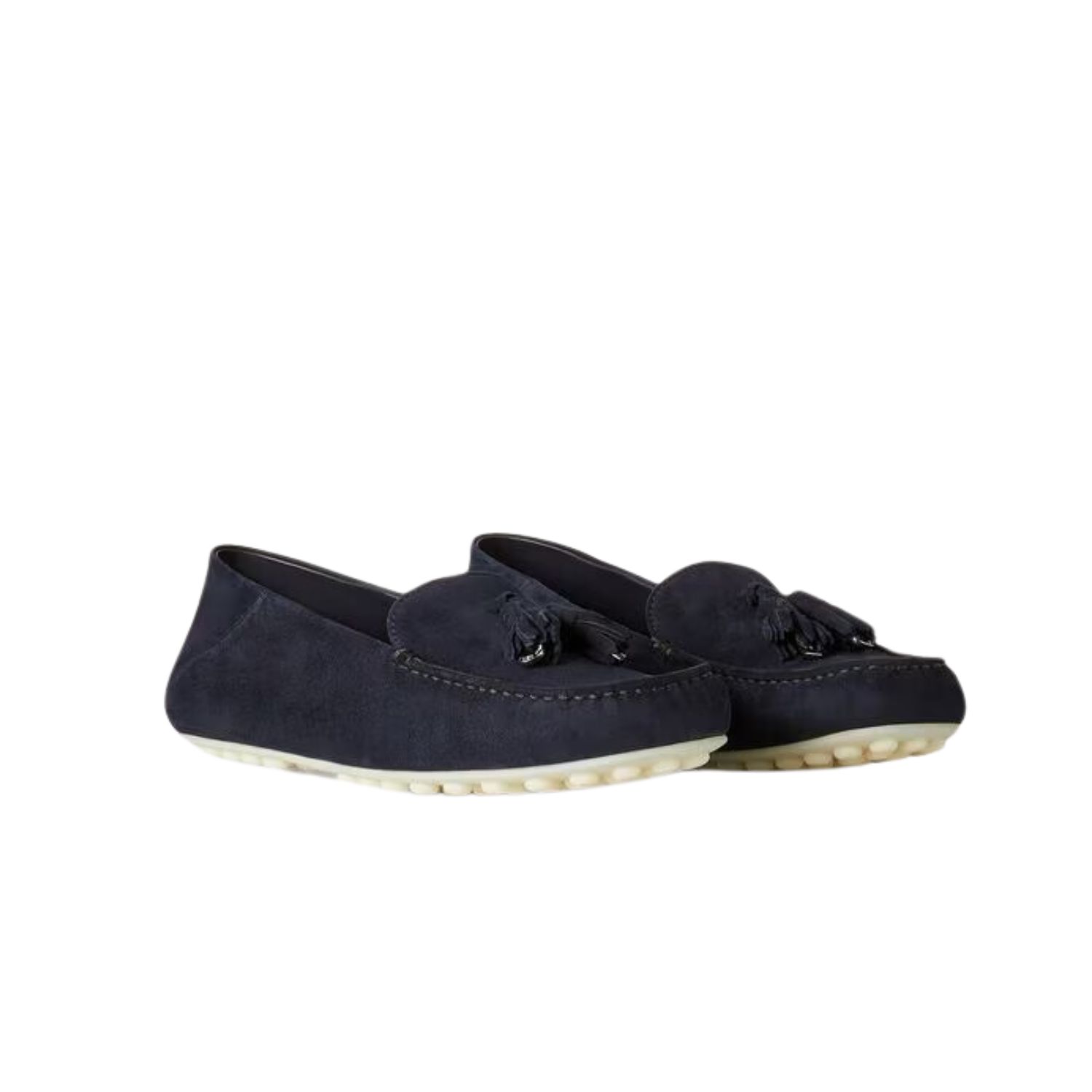 L0r0 P1ana Dot Sole Walk Loafers Navy Blue For Women – FAN0109 W000