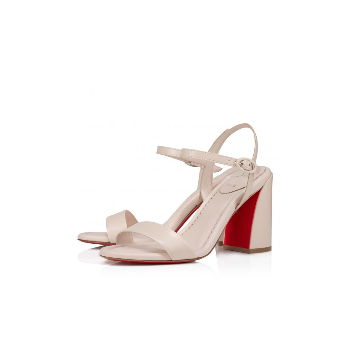 Chr1st1an Louboutin Miss Jane Sandal Leche For Women 85mm – 1240672F608
