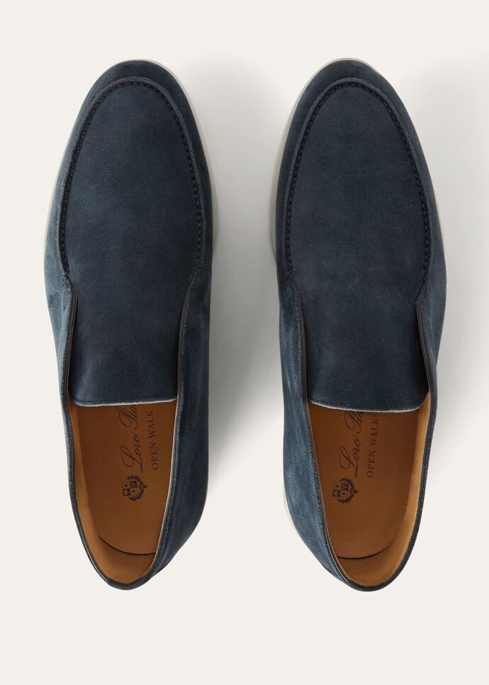 L0r0 P1ana Open Walk Chukka Boots Purple For Men FAB4368