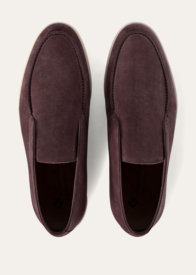 L0r0 P1ana Open Walk Chukka Boots Black For Men FAB4368