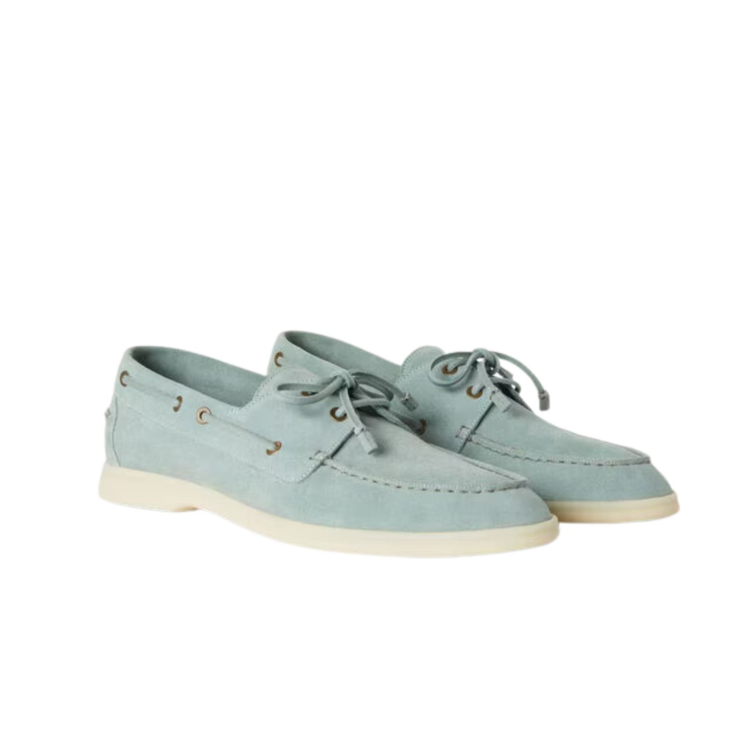 L0r0 P1ana Sea-Sail Walk Loafers Jade Green For Men FAN1317