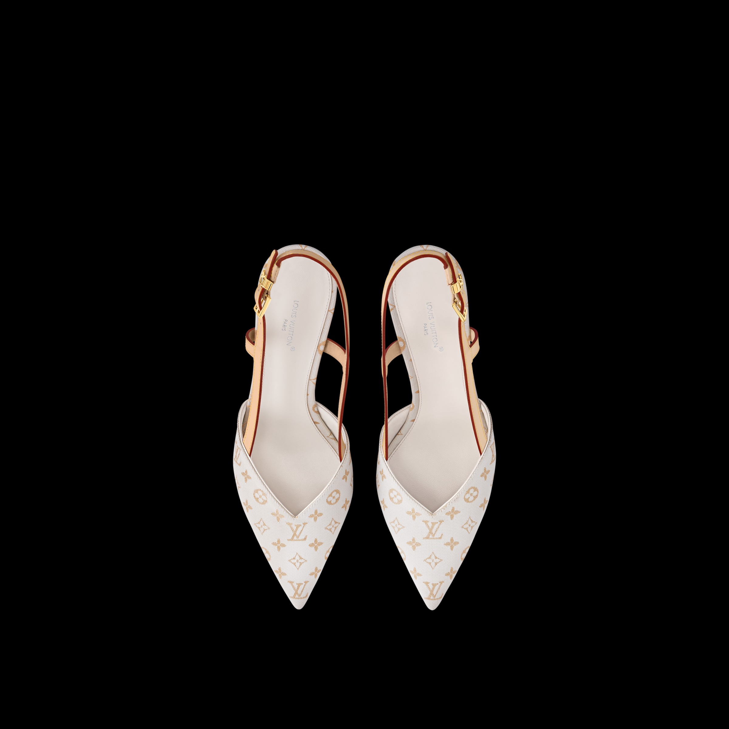 L0vis Vvtt0n Allure Slingback Pump Beige For Women 1ADBVD