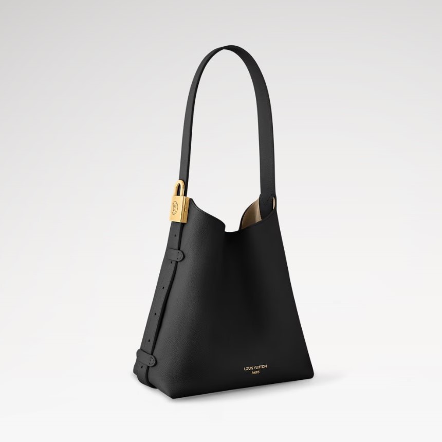 [True-to-ORIGINAL] L0vis Vvtt0n Low Key Hobo PM Black For Women 11in/28cm M25352