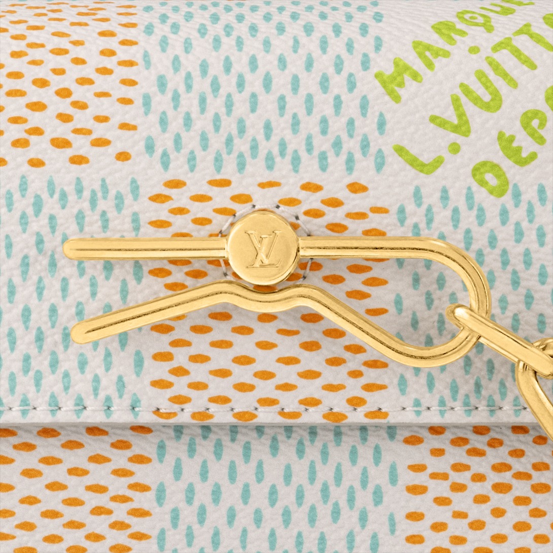 L0vis Vvtt0n Steamer Wearable Wallet Bag White For Men N40674 7.1in/18cm