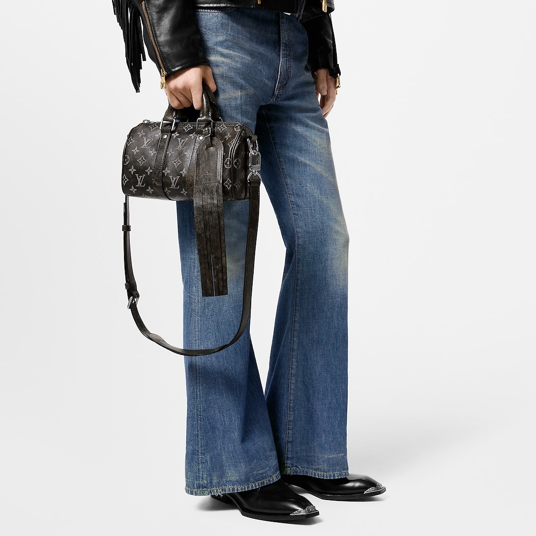 L0vis Vvtt0n Keepall Bandoulière 25 Black 25cm/9.8in M11595