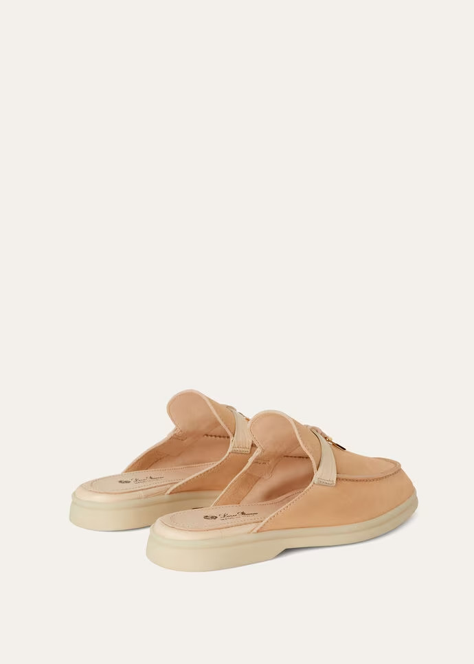 L0r0 P1ana Nautical Charms Walk Babouche Loafers Lemon Meringue For Women – FAM5312 20D2