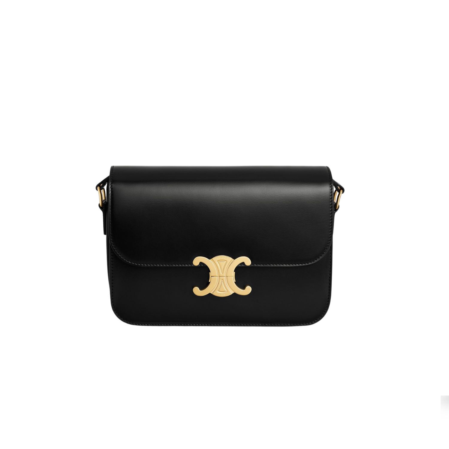 Ce1i*e Classique Triomphe Bag Black For Women 9 Inches / 22 Cm – 187363BF4.38NO