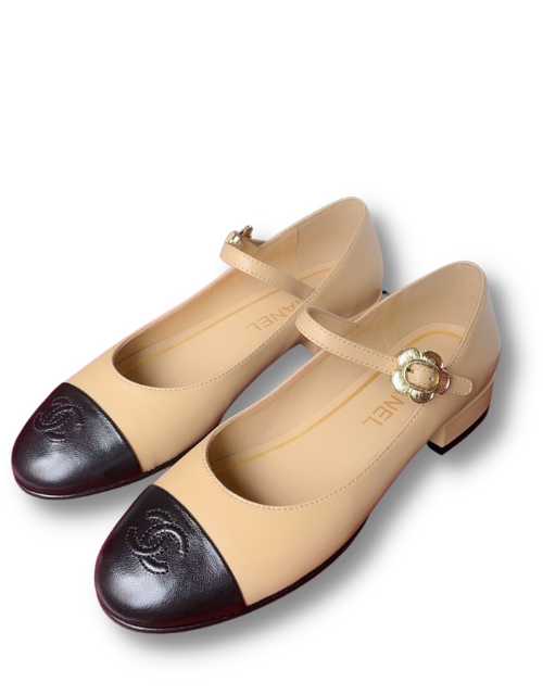 Ch**el Pumps Beige For Women