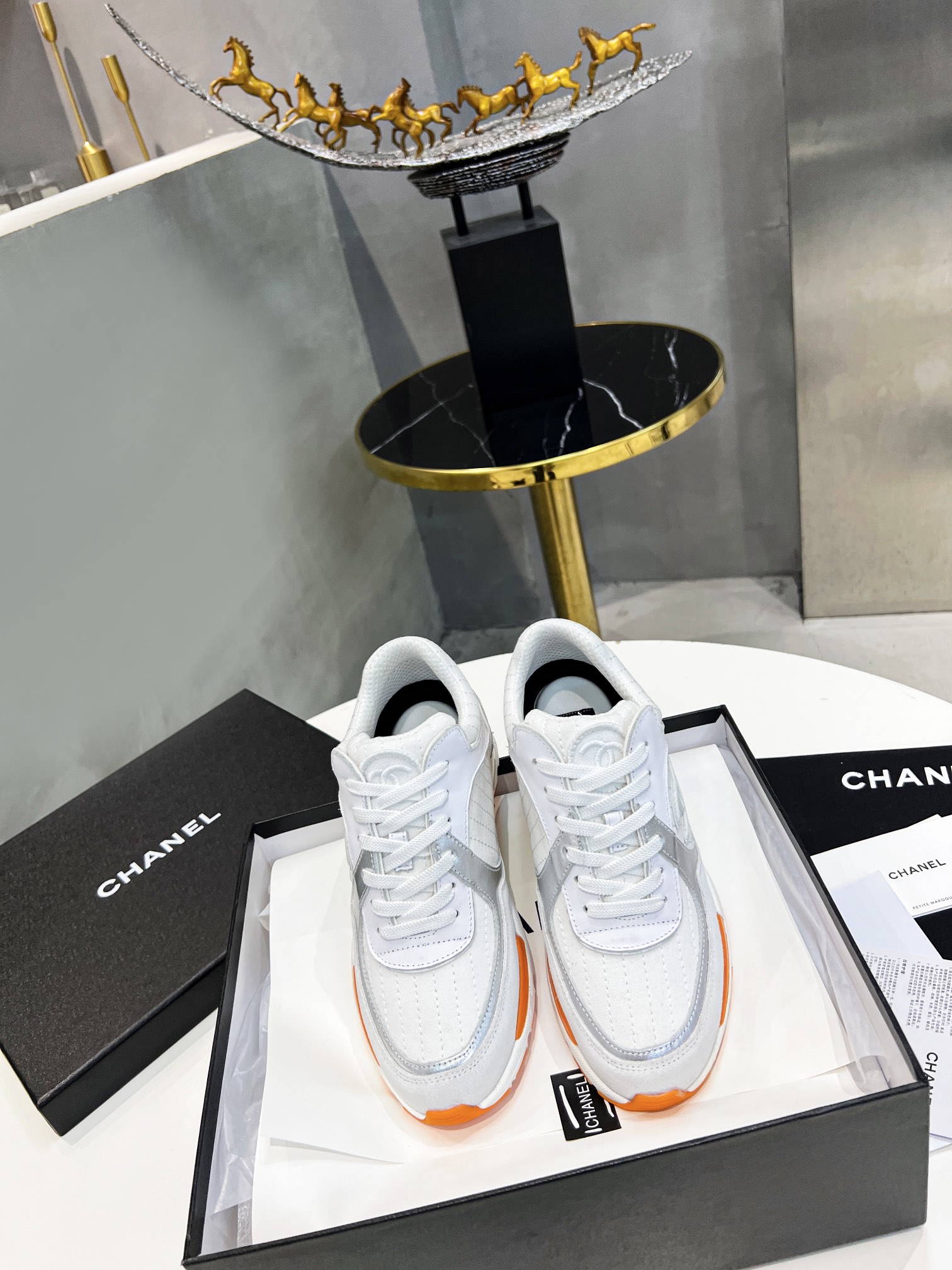 Ch**el Sneakers Grey For Women