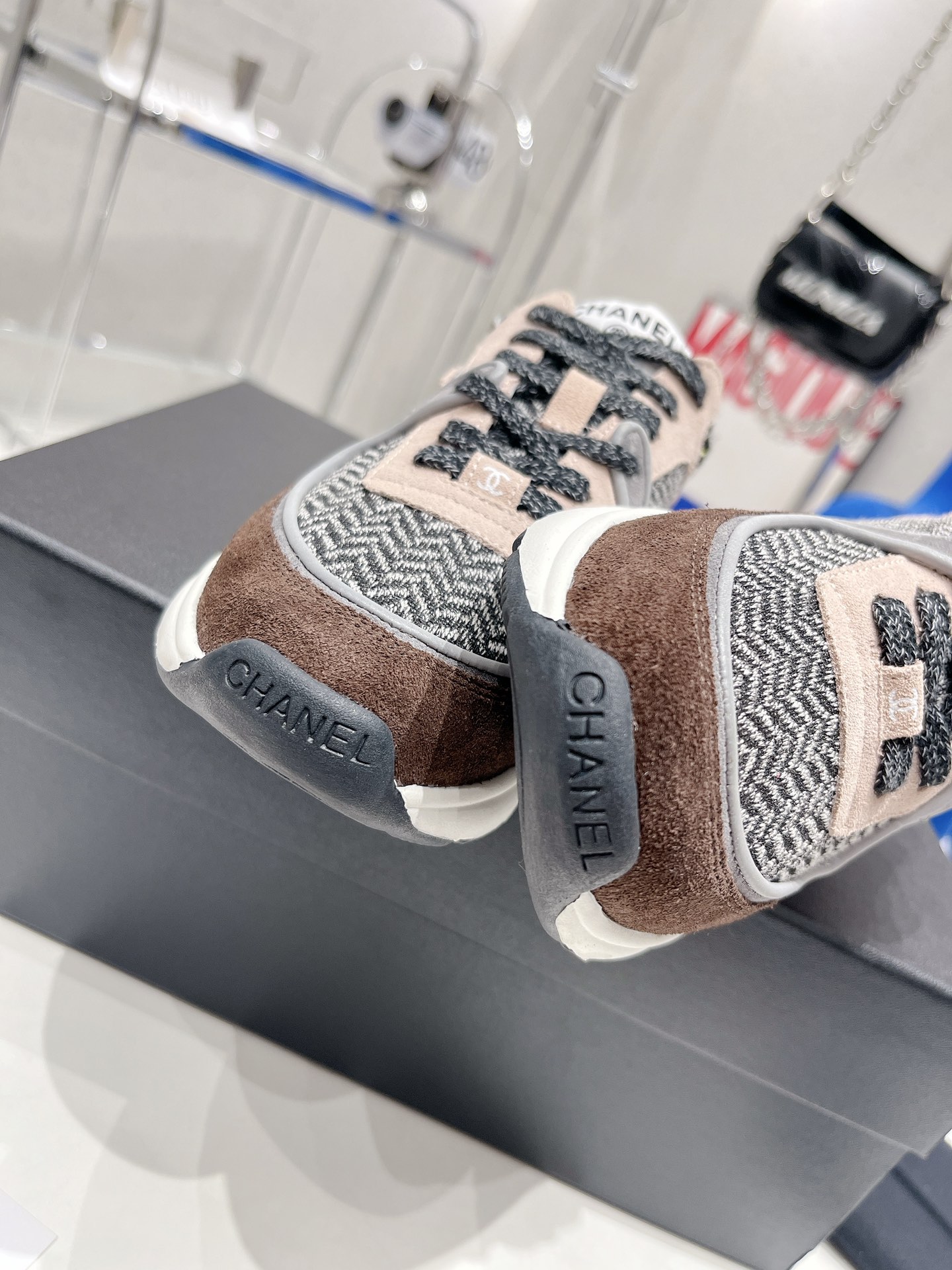 Ch**el Sneakers Grey For Women