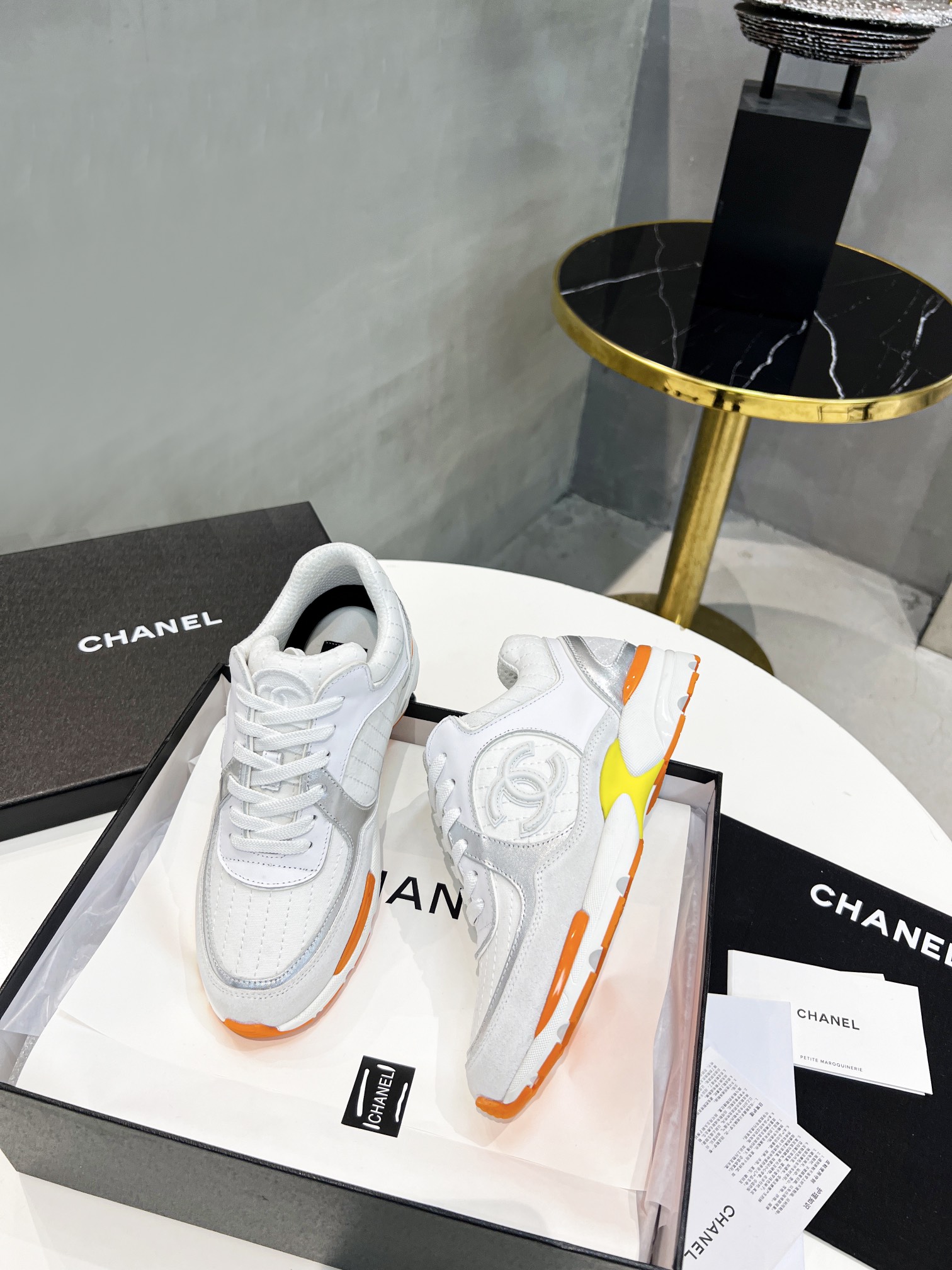 Ch**el Sneakers Grey For Women