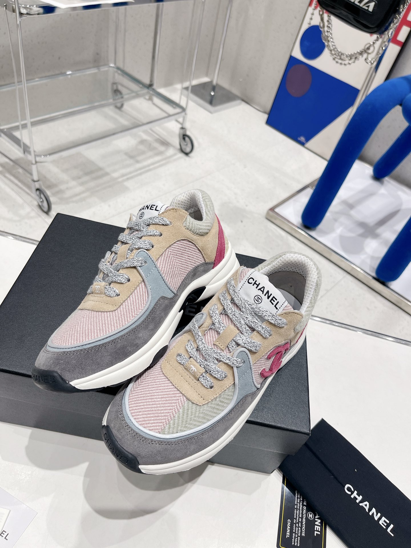 Ch**el Sneakers Grey For Women