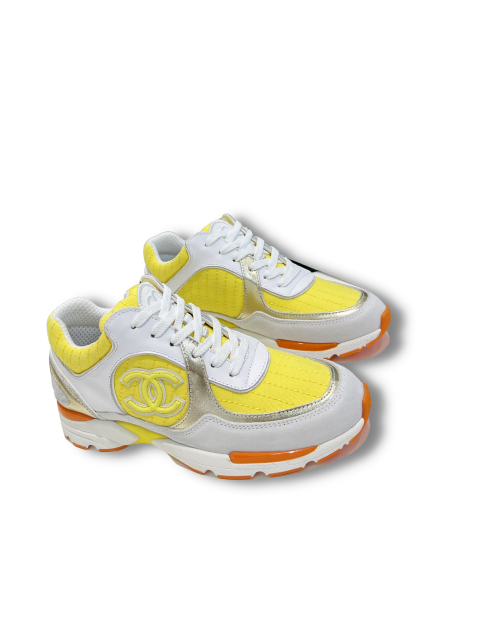 Ch**el Sneakers Yellow For Women