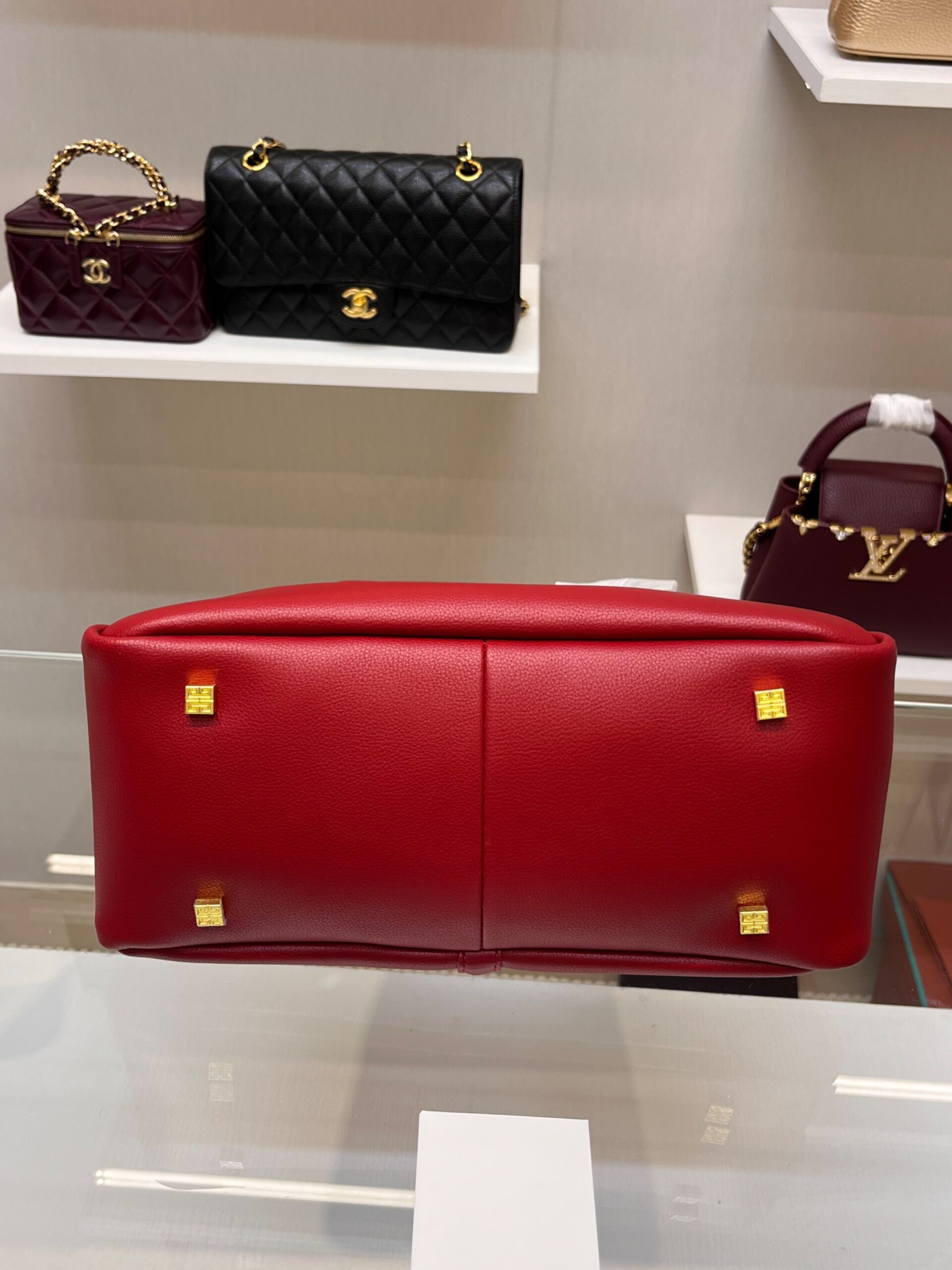 [True-to-ORIGINAL] Givenchy Mini G Hobo Bag Red For Women‎ 9.8in/25cm BB50QNB1M2-801