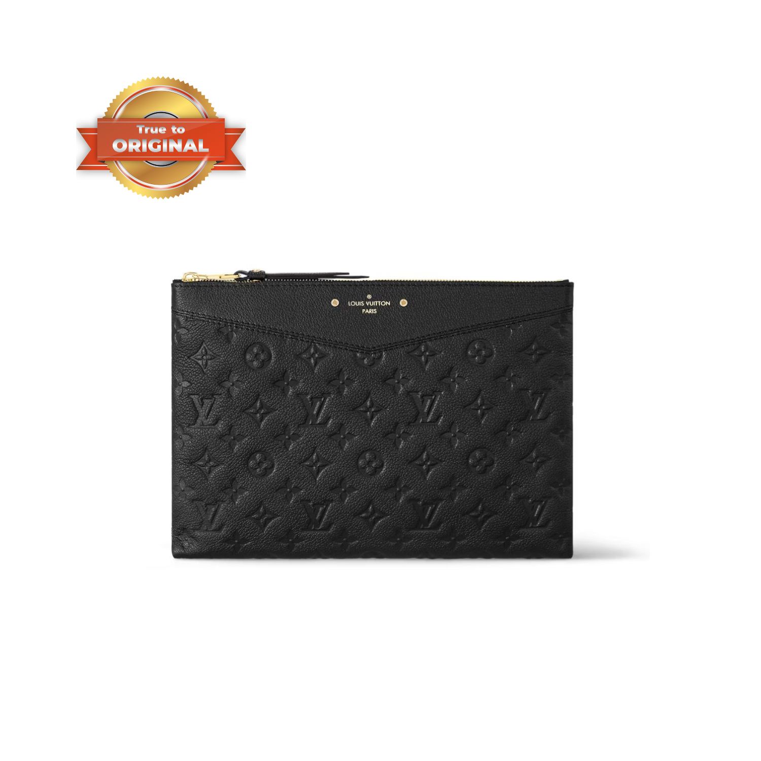[True-to-ORIGINAL] L0vis Vvtt0n Daily Pouch Wallet Black For Women 11.6in/29.5cm – M62937