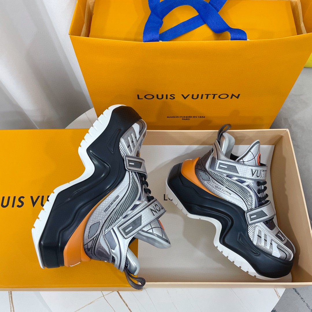 L0vis Vvtt0n LV Archlight 2.0 Platform Sneaker Silver For Women 1AB13N