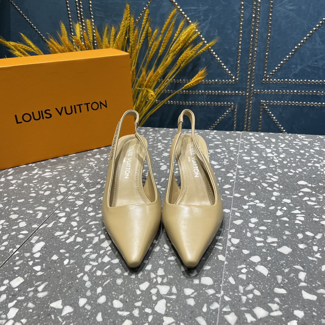 L0vis Vvtt0n Sparkle Slingback Pump Beige For Women 1AB0Q5