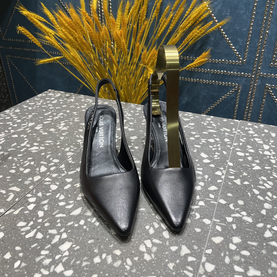 L0vis Vvtt0n Sparkle Slingback Pump Black For Women 1AB0MT