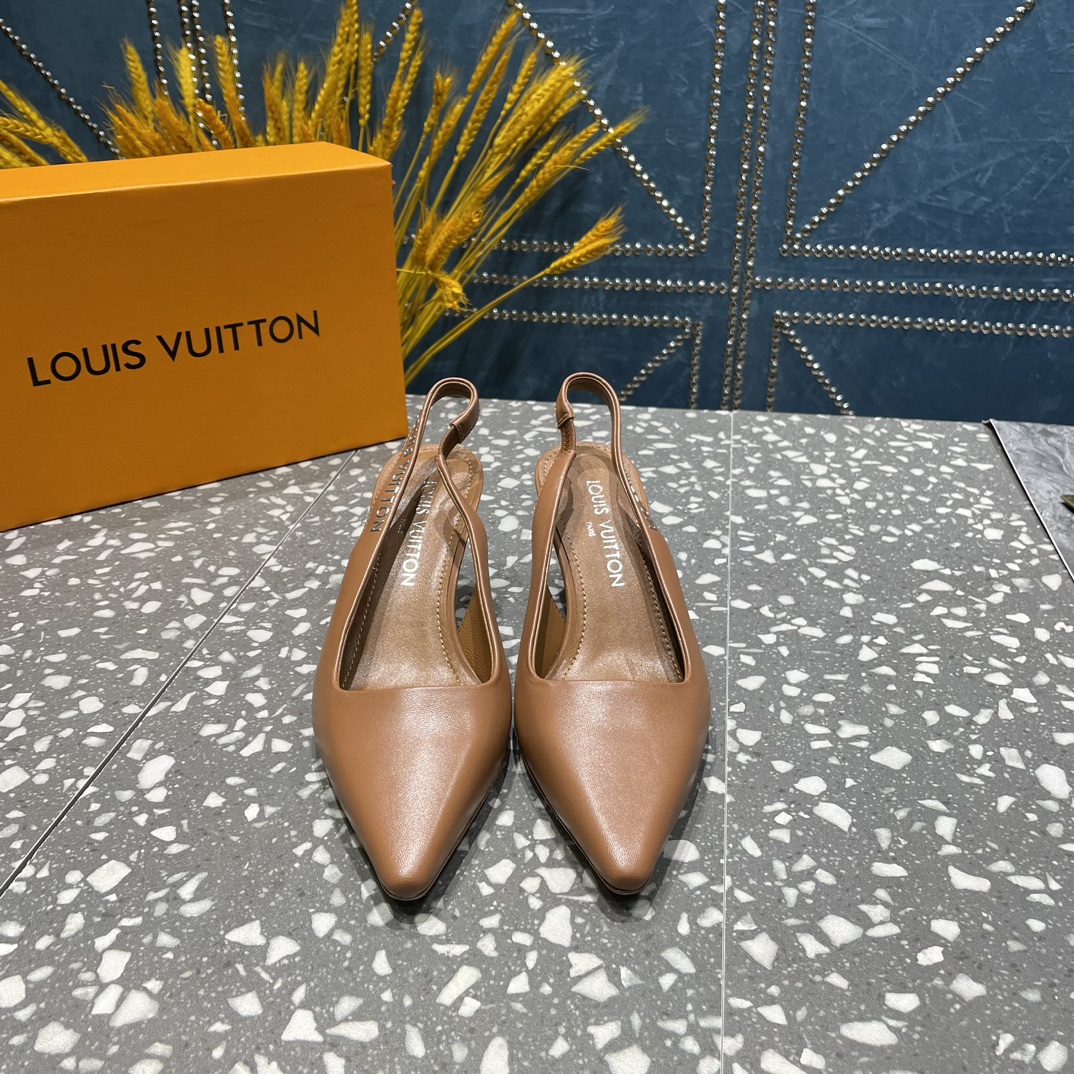 L0vis Vvtt0n Sparkle Slingback Pump Brown For Women