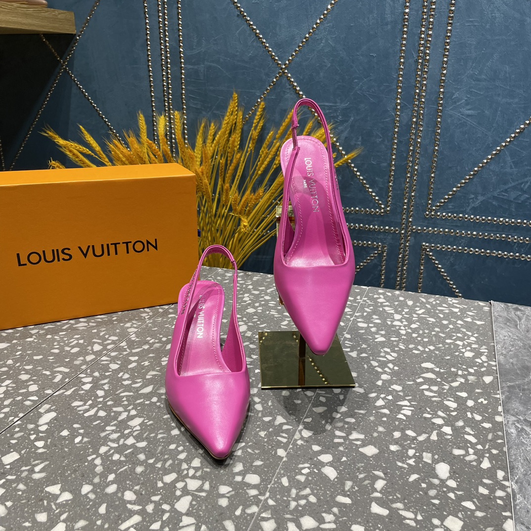 L0vis Vvtt0n Sparkle Slingback Pump Pink For Women